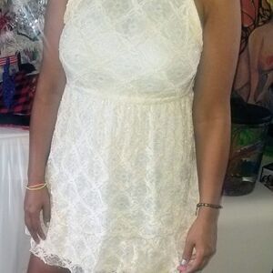 Cream lace dress  